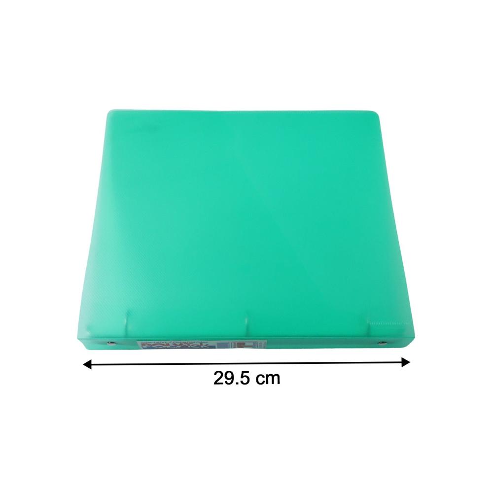 A4 Size Transparent Ring Binder File Folder 1 Pc (29.5 X 25.5 Cm) - Age Group: As Per Product Requirement