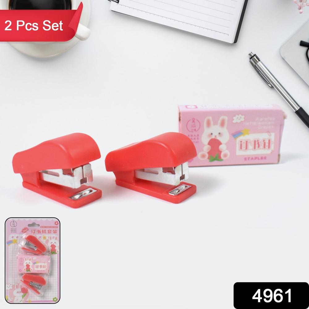 Mini Stapler With Staples / Pin Set (2 Pc)
