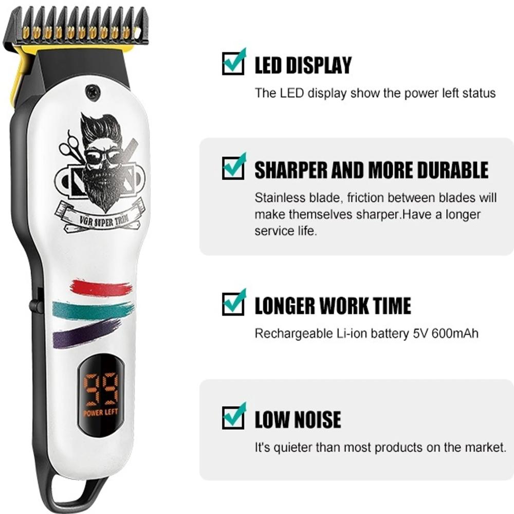 VGR V-971 RECHARGEABLE HAIR TRIMMER