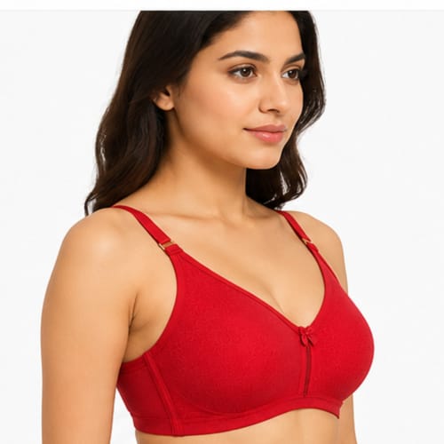 Seamless Padded Bra - Color: Black