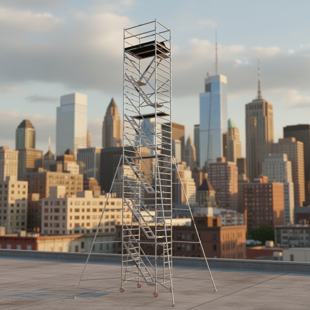 12.2m Aluminium Scaffolding Stairway Version