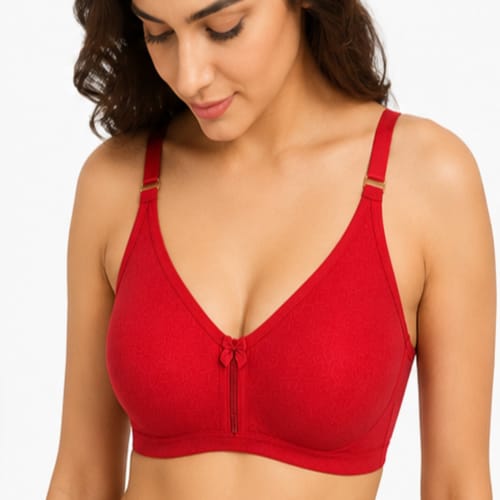 Seamless Padded Bra - Color: Black