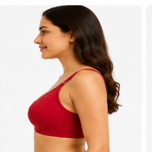 Seamless Padded Bra - Color: Black