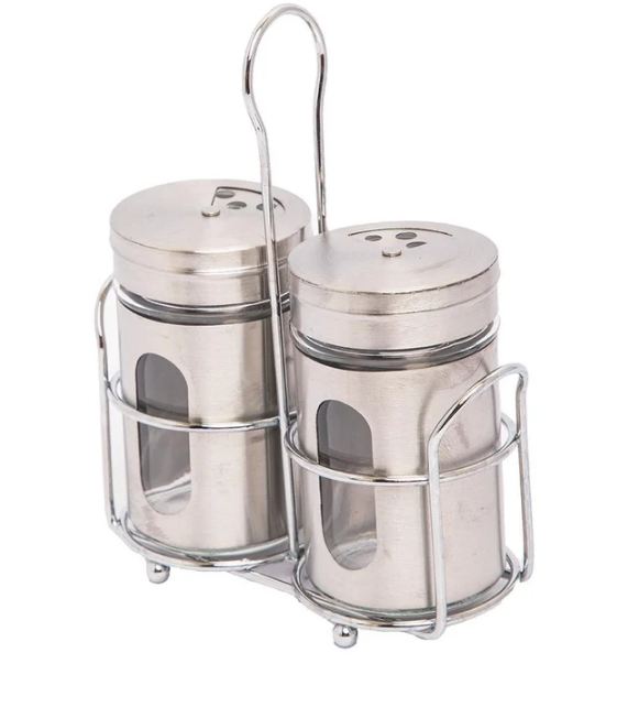 MOSAIC SALT & PEPPER SHAKER WITH STAND HANA