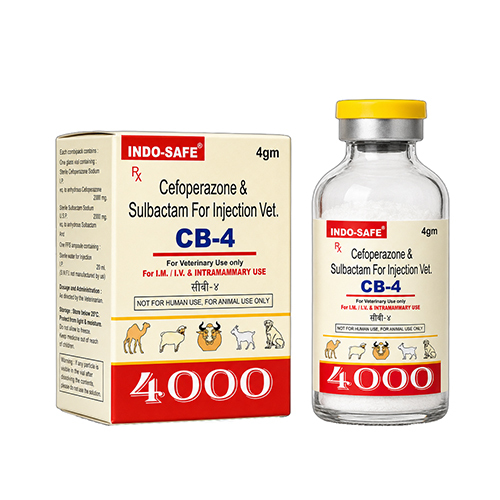4gm Cefoperazone And Sulbactam For Injection Vet