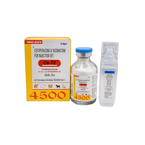 4.5gm Cefoperazone And Tazobactam For Injection Vet