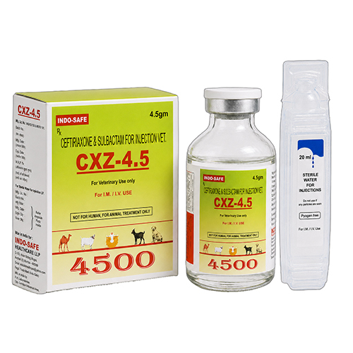 Ceftraxione And Sulbactam Injection Vet
