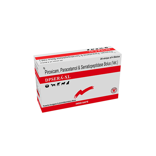 Piroxicam Paracetamol And Serratiopeptidase Bolus Vet