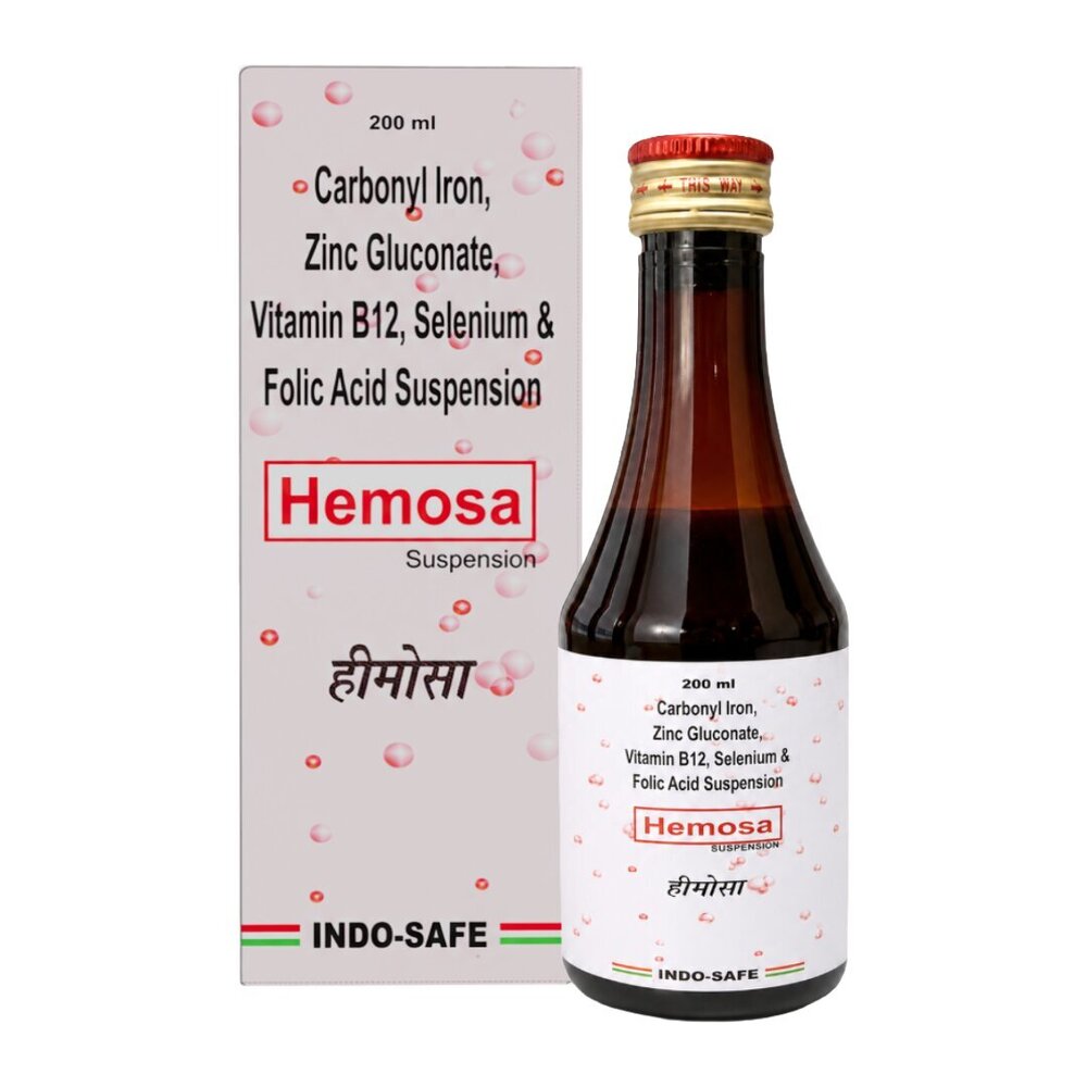 Carbonyl Iron Zinc Glusonate Vitamin B12 Selenium And Folic Acid Syrup