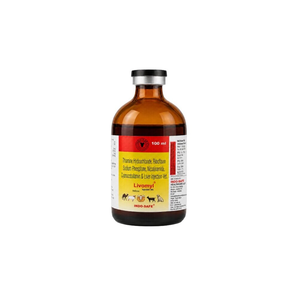 100ml Thiamine Hydrochloride Riboflavin Sodium Phosphate Liver Injection Vet