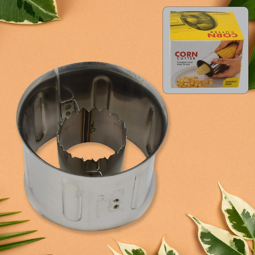 Corn Cutter Stainless Steel Stripping Kernels Remover (1 Pc) - Color: Home & Kitchen