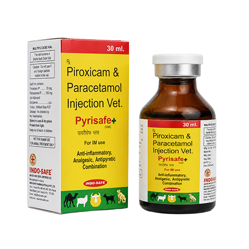 30ml Piroxicam And Paracetamol Injection Vet