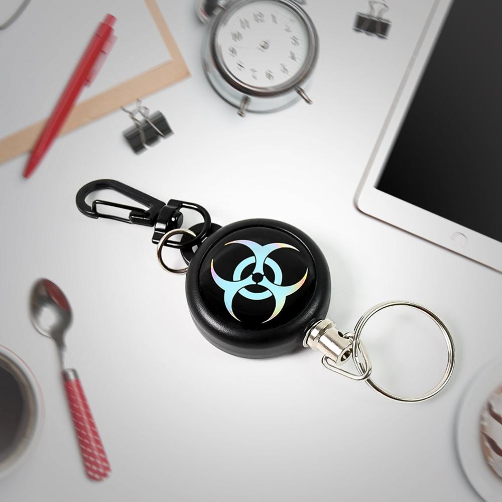 Safety Anti-Lost Retractable Key Chain (1 Pc / Big) - Color: Car & Motorbike