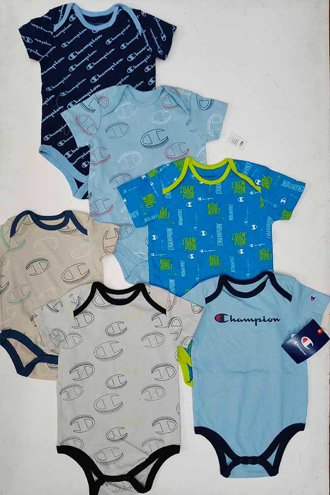 A31346 | Champion Baby Bodysuits Assorted
