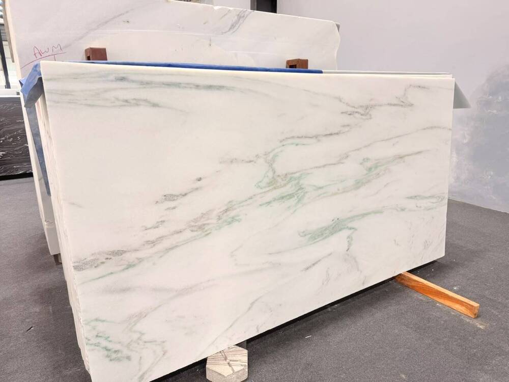 Lasa White Marble Slab