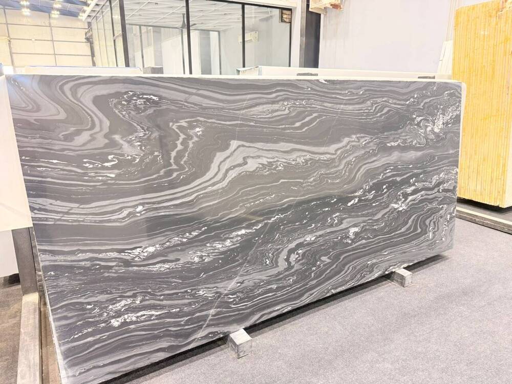Ocean Black Marble Slab