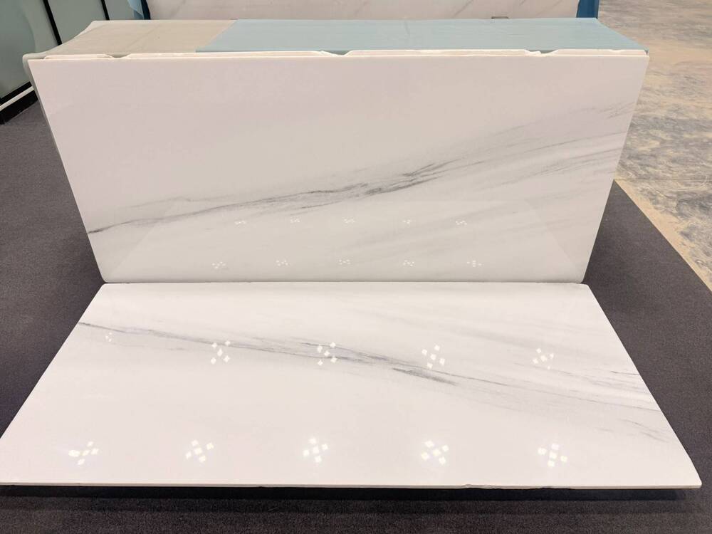 Single Line Lasa Marble Slab
