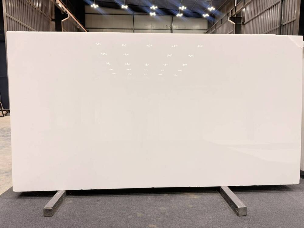 Super Plain White Marble Slab