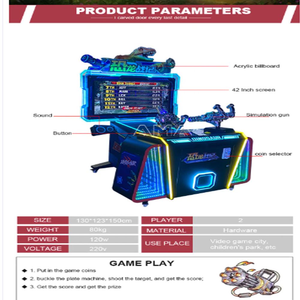 Gun Shooting Dinosaur 2 PL