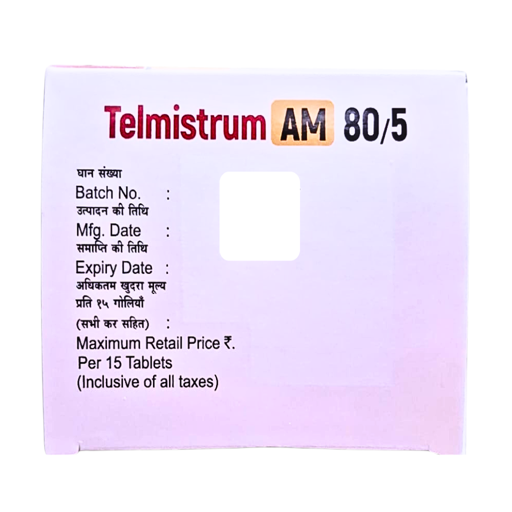 Telmisartan 80 mg And Amlodipine 5 mg Tablets
