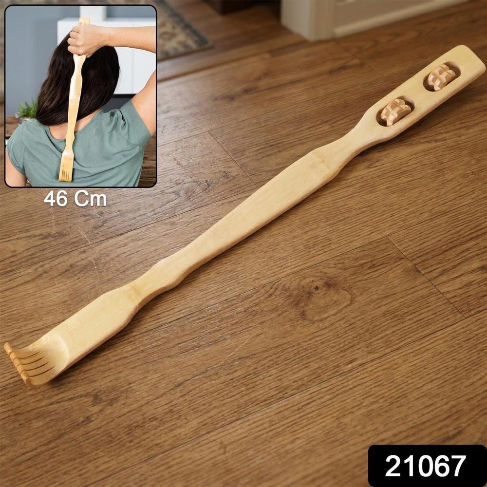 Wooden Back Massager Stick (1 Pc, 46 Cm) - Age Group: As Per Product Requirement