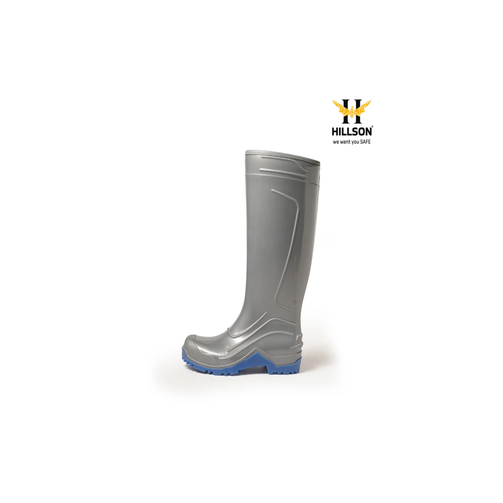 Hillson Hp 04 Safety Gumboots - Color: Grey