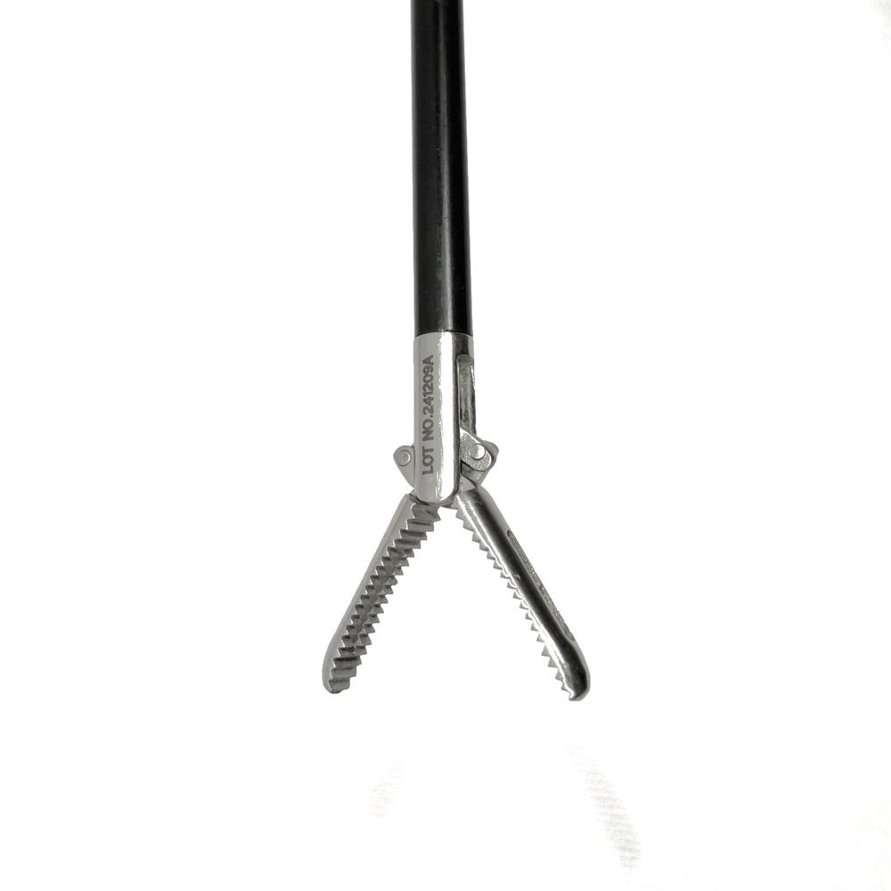 Ovi-Duct Grasping Forceps 5mm, 18cm with Ratchet Handle