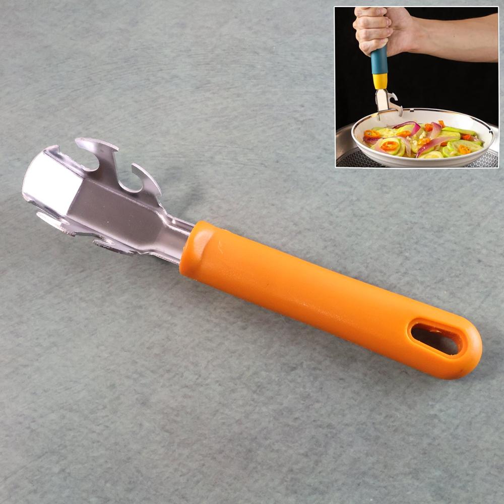 Multi-functional Stainless Steel Hot Pot Gripper Clamp & Pan Lifter Tool (1 Pc) - Dimension (l*w*h): 26 X 8 X 4 Cm Millimeter (mm)