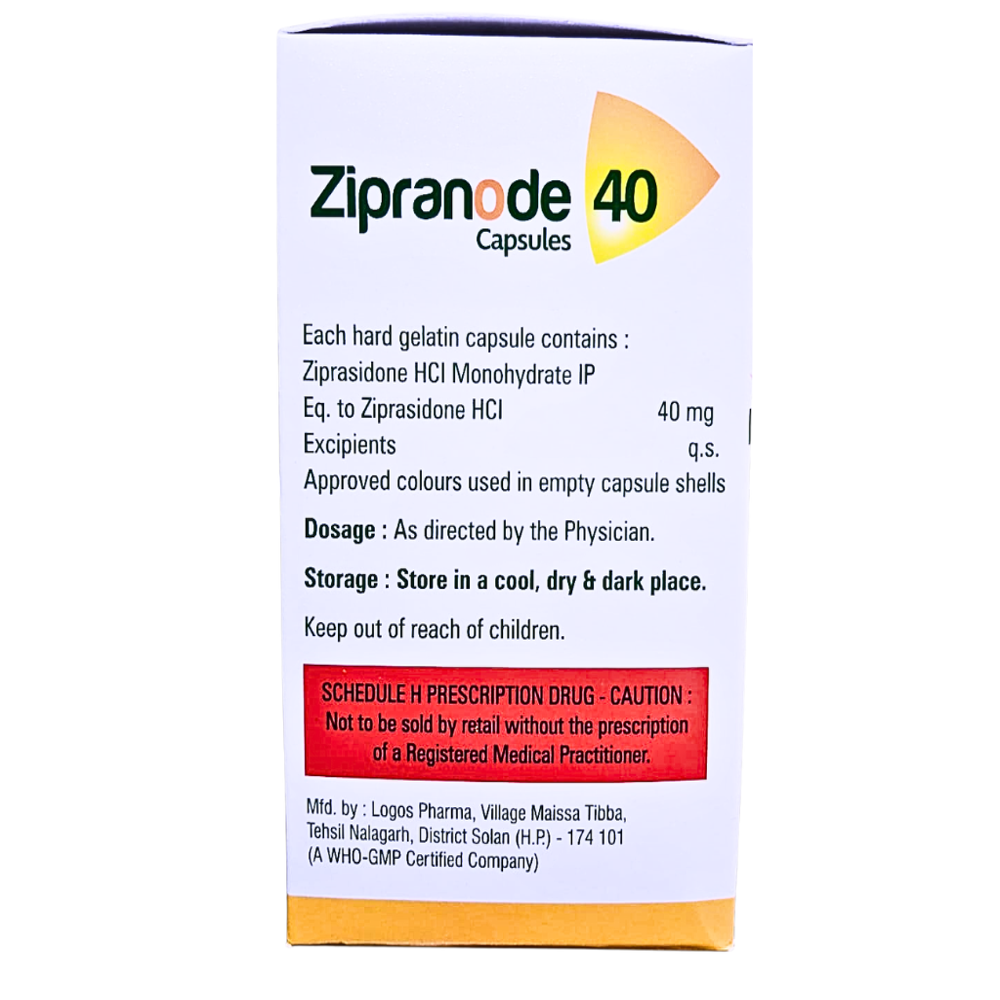 Ziprasidone Capsules (40mg)