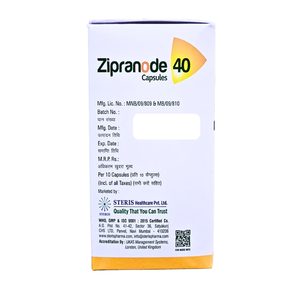 Ziprasidone Capsules (40mg)
