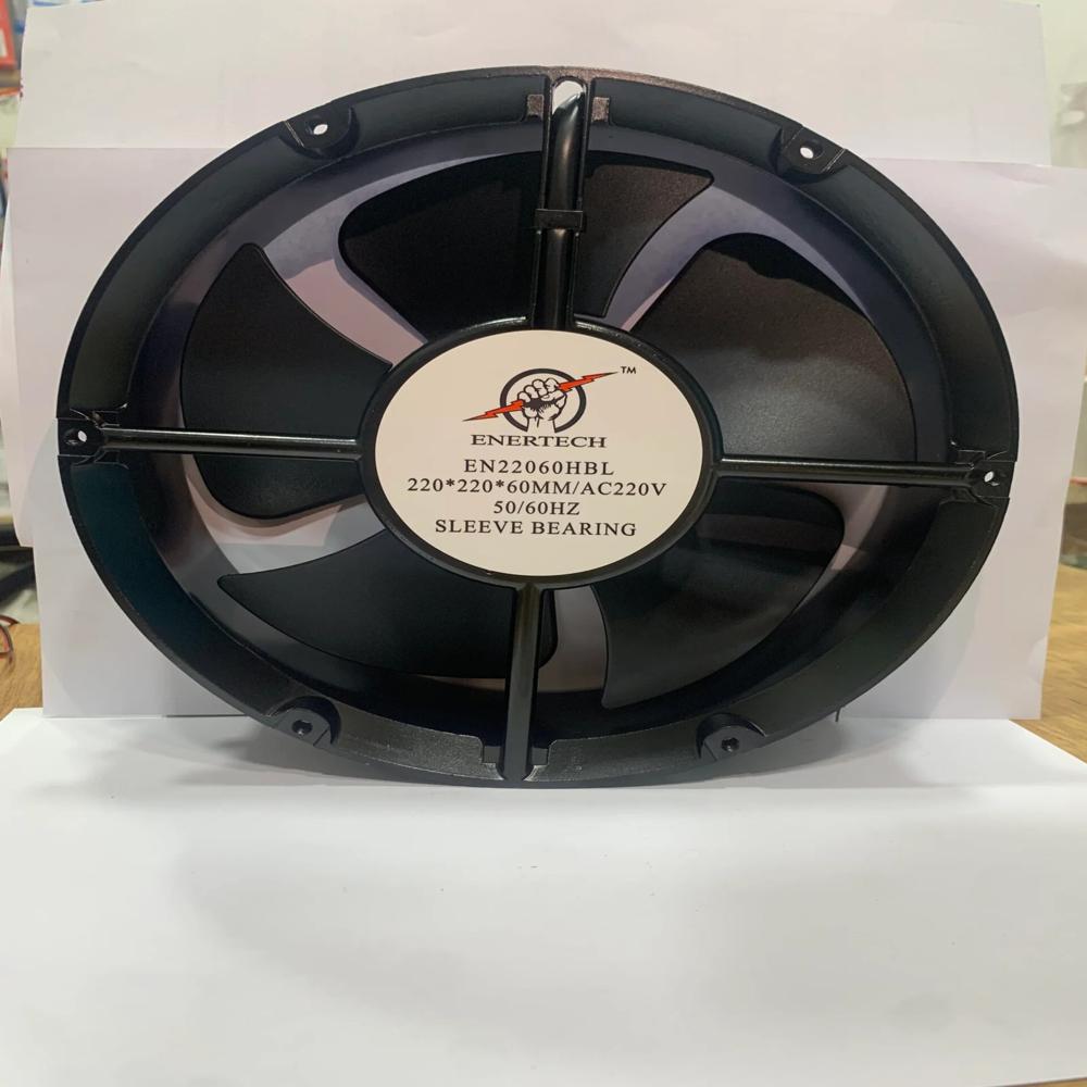 ENERTECH EN22060HBL 220V AC 22060mm Ball Bearing Industrial Axial METAL Cooling Fan