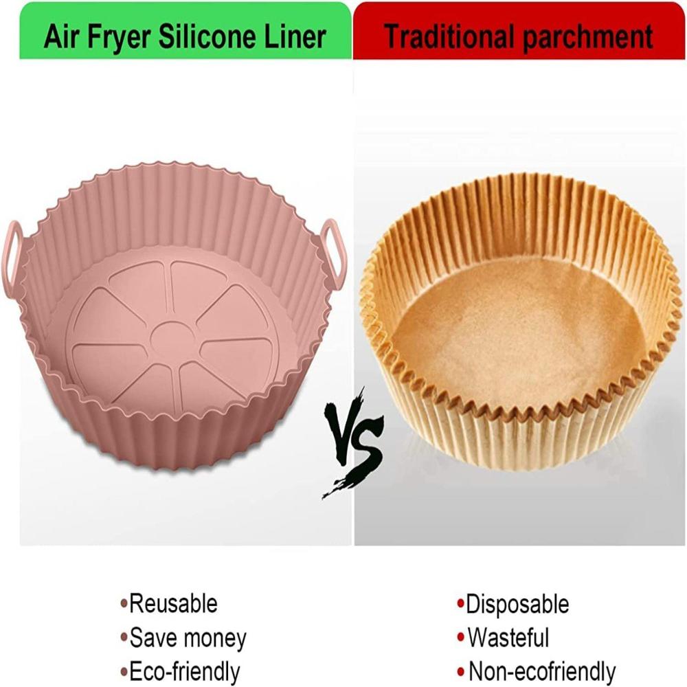 Round Silicone Basket Baking Tray Pack of 6