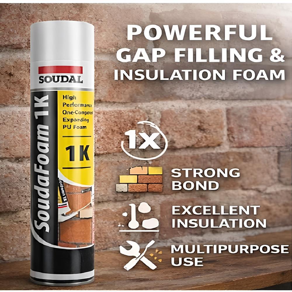 Multipurpose Pu Foam - Application: Soudafoam 1k Polyurethane Adhesive Is A High-performance