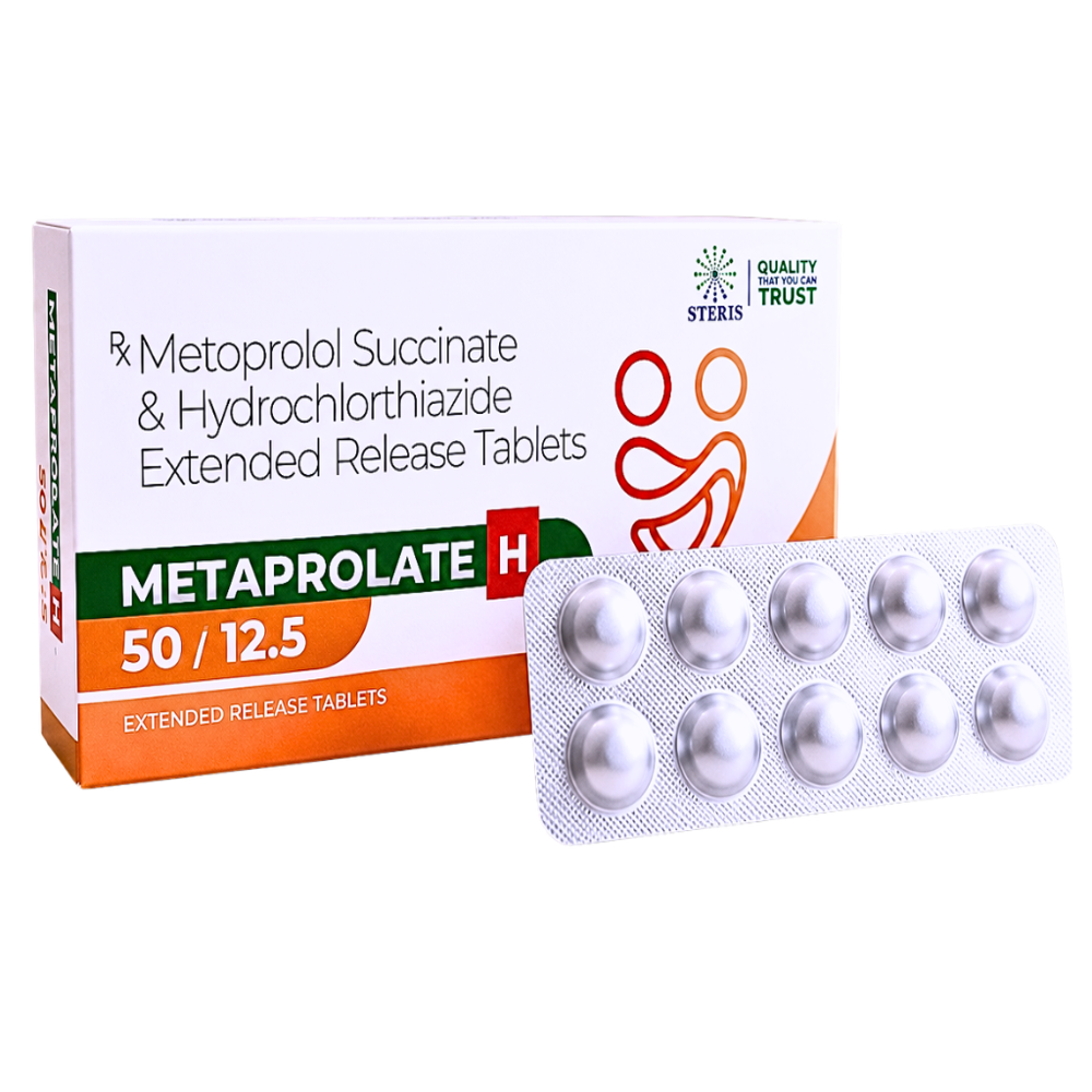 Metoprolol Succinate & Hydrochlorthiazide Extended Release Tablets