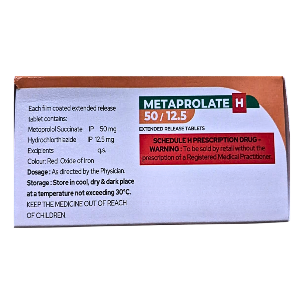 Metoprolol Succinate & Hydrochlorthiazide Extended Release Tablets