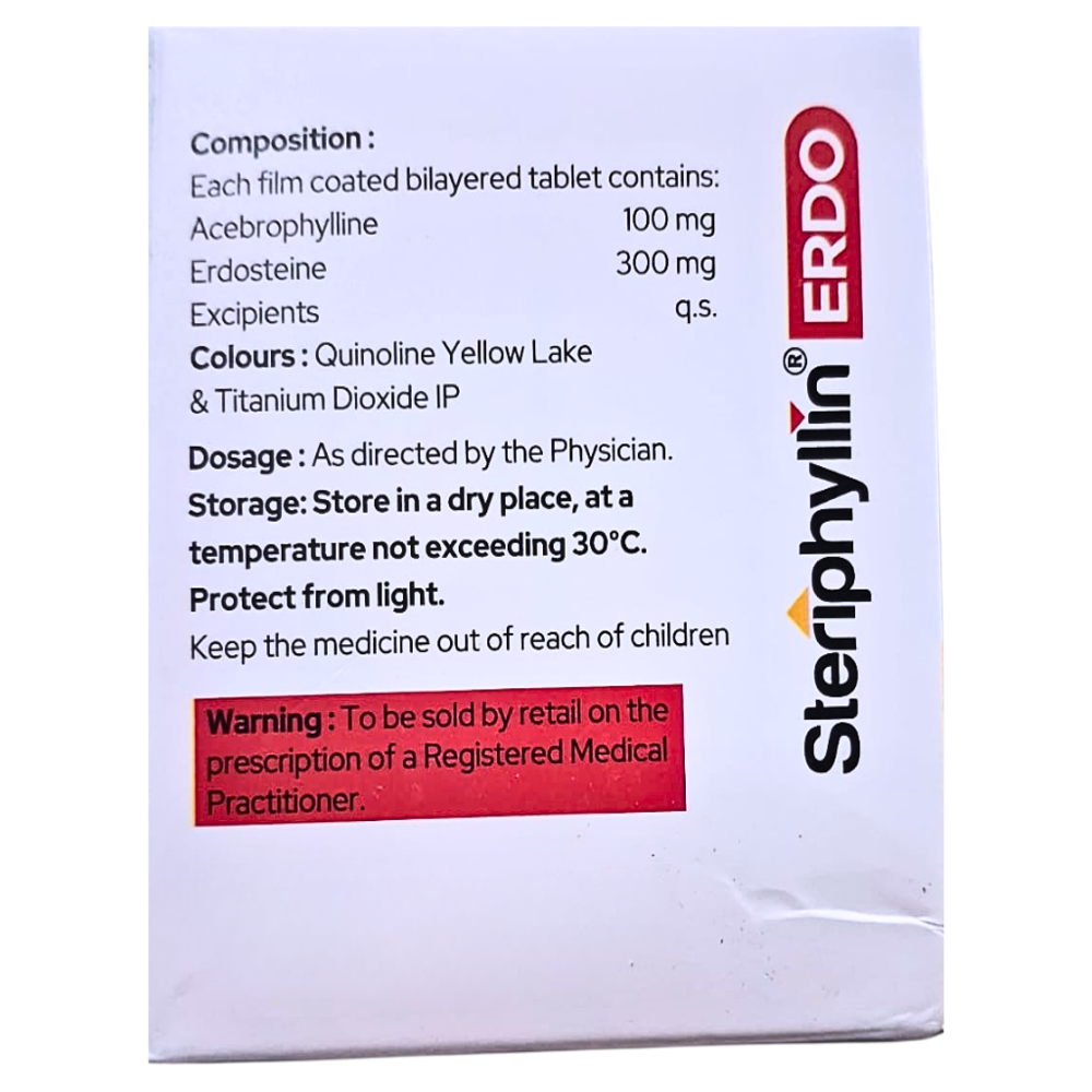 Acebrophylline and Erdosteine Tablets