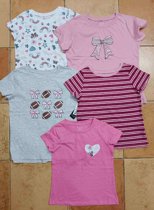 G22305 | Victory Heart Girls Printed T-shirts
