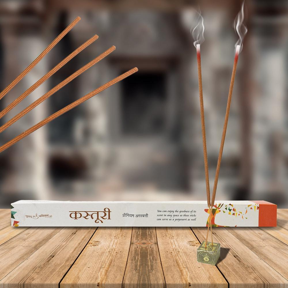 Premium Incense Sticks / Agarbatti For Everyday Use For Home, Office, Meditation And Pooja For Puja, &Amp; Other Festive Occassions, Agarbatti (10 Pcs Sticks / 40 Cm / Stand Not Included / Mix Flavor) - Application: As Per Product Requirement