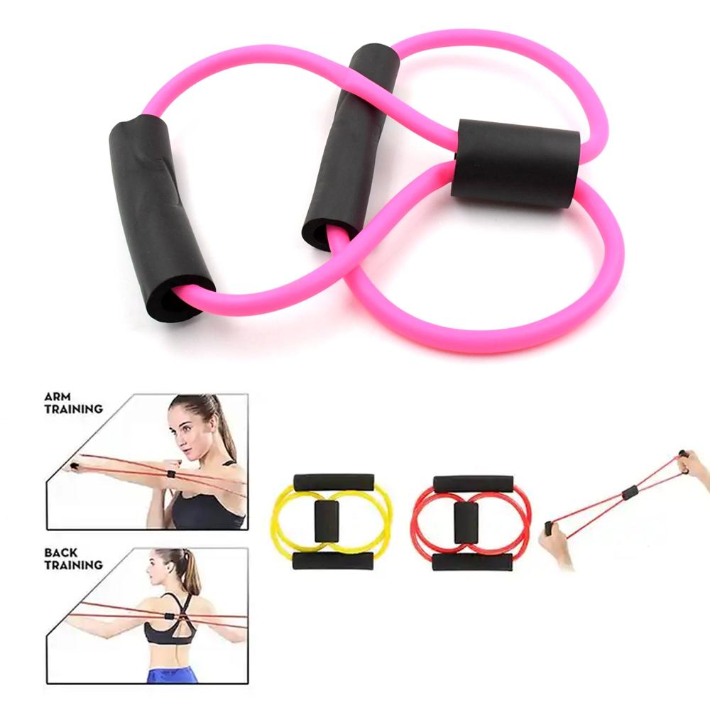 Sport Resistance Loop Band (1 Pc): Exercise, Yoga, Fitness, Mix Color - Age Group: As Per Product Requirement