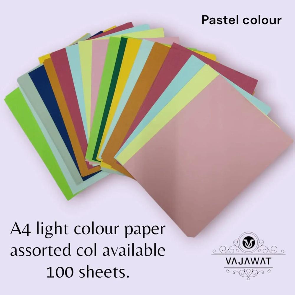 A4 Pastel Light colour Paper