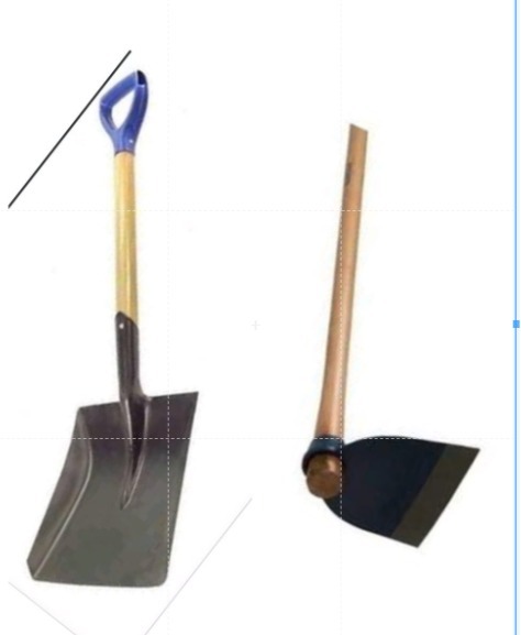 Mild Steel Garden Spade With Handle