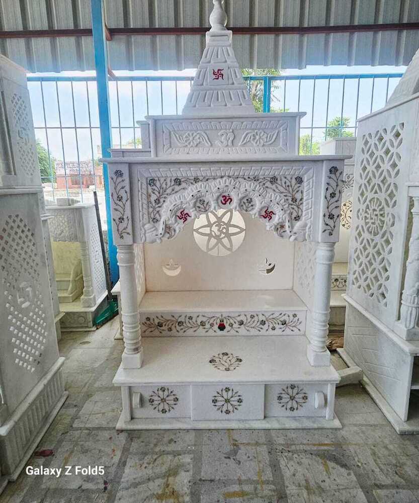Makrana White Home Marble Temple