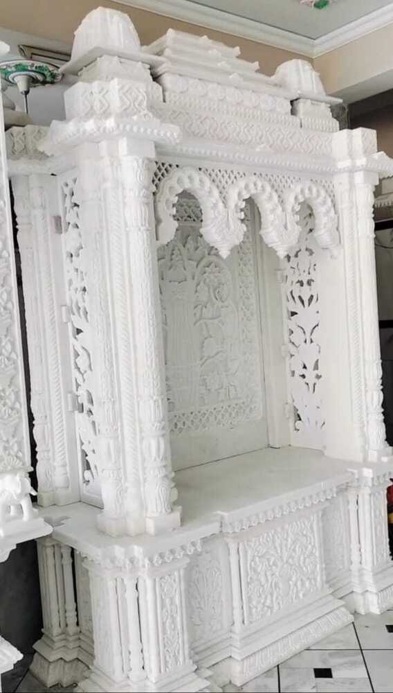 Makrana White Home Marble Temple