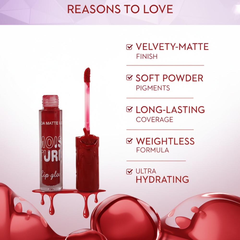 High-Pigment Matte Liquid Lip Gloss For Women (1 Pc) - Application: As Per Product Requirement