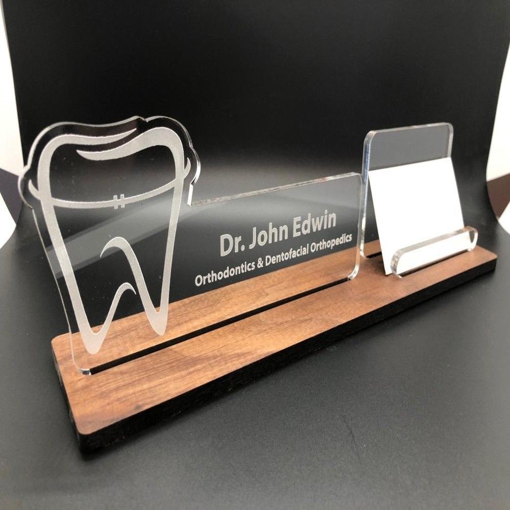 Table Top Desk Name Plate