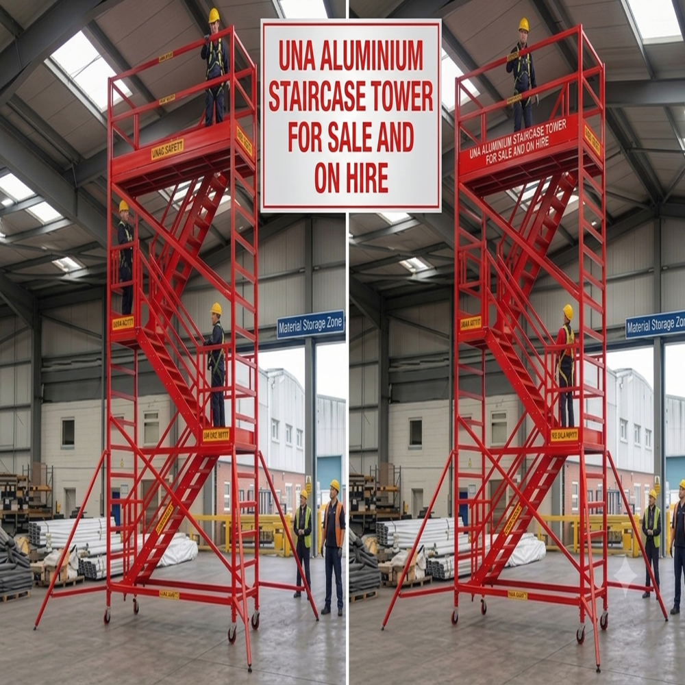 16 Mtr Scaffolding Tower - Color: Silver/grey