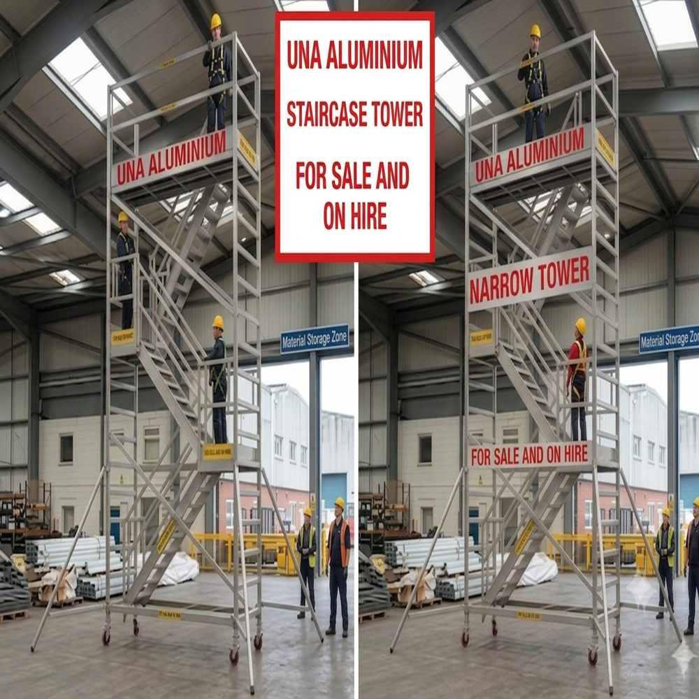 16 Mtr Scaffolding Tower - Color: Silver/grey