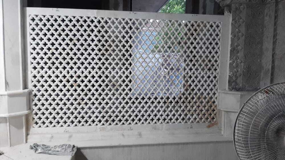 White Marble Premium Luxury Exterior Railling Jali