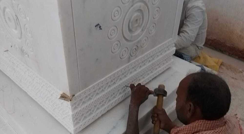White Marble Premium Carving Hand Work