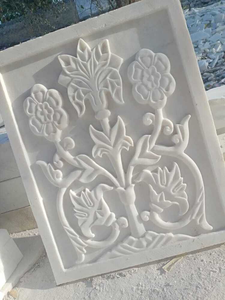White Marble False Ceiling